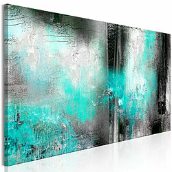 Paris Prix Tableau Imprimé Turquoise Fog Narrow 45 x 135 cm 