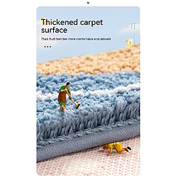 LUUCOZK Tapis de bain antidérapants absorbants à séchage rapide, décoration de salle de bain, motif 1-40x60cm pas cher