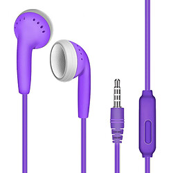 Acheter GUPBOO Casque de sport Casque filaire basse 3,5 mm Casque intra-auriculaire avec micro Casque jack 3,5 mm pour fil de commande de téléphones intelligents