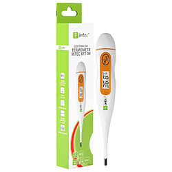 Thermomètre électronique Intec KFT-04 rapide et précis - blanc/orange