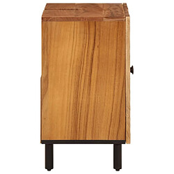 vidaXL Armoire lavabo de salle de bain 62x33x58cm bois massif d'acacia pas cher