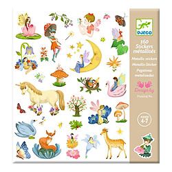 Djeco 160 Stickers métallisés Fantasy