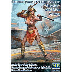 Master Box Figurine Mignature Dimachaerus (master Of Two Blades) Champion - ""parselen"" Aka Helen Parsons