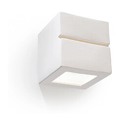 Luminaire Center Applique murale LEO LINE céramique blanc 1 ampoule