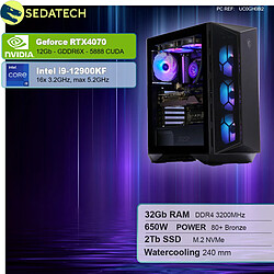 Sedatech PC Gamer • Intel i9-12900KF • RTX4070 • 32Go RAM • 2To SSD M.2 • sans OS