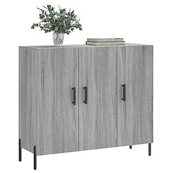 Avis Maison Chic Buffet,Meuble de Rangement,commode pour salon,Cuisine sonoma gris 90x34x80 cm bois d'ingénierie -MN65862