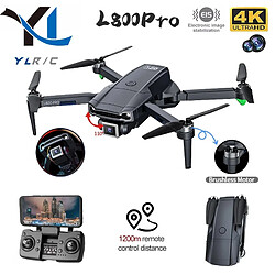 Universal L800 Pro GPS Drone 4k Professional HD Dual Camera(Le noir) 