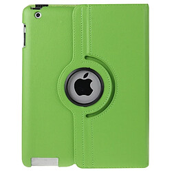 Avis Wewoo Smart Cover vert pour nouvel iPad 3 Étui en cuir pivotant de 360 degrés avec fonction de veille / réveil et support