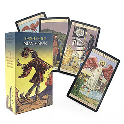 Universal Les cartes de tarot classiques les plus populaires en anglais, espagnol, français, allemand, deck, deck, tarot.(Jaune)