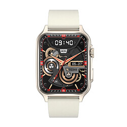 Yonis Montre Connectée Or IPS 1.96' Appels Bluetooth Oxymètre IP67