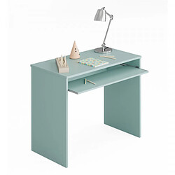 Dansmamaison Bureau avec tablette coulissante Turquoise - DESKOU