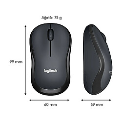 Acheter Universal Souris sans fil non silencieuse Noir 1000 ppp Optique 3 boutons Utilisation de la souris avec les deux mains