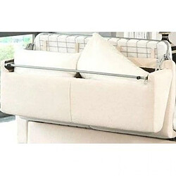 Inside 75 Canapé convertible CUBE en microfibre graphite couchage 120cm express sommier lattes matelas 16 cm