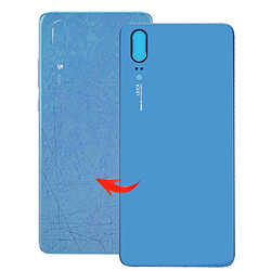 Wewoo Coque arrière bleu pour Huawei P20 Couverture Arrière iPartsAcheter 