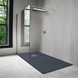 Aqua+ Receveur de douche NOLA Anthracite 120 x80 cm