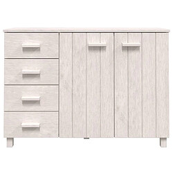 Acheter Maison Chic Buffet,Meuble de Rangement,commode pour salon,Cuisine MOLDE Blanc 113x40x80 cm Bois massif de pin -MN78355