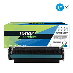 TONER SERVICES Compatible HP 410A Toner Cyan CF411A (HT410CR/CF411A) 