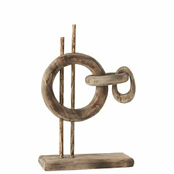 Paris Prix Statuette Cercle Horizontal Valeria 62cm Naturel 