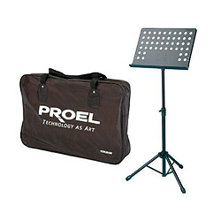 Proel RSM360M Leggio Musicale professionale per spartiti preforato con Borsa