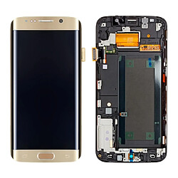 Wewoo Pour Samsung Galaxy S6 Edge or + / G928F LCD Affichage + écran tactile Digitizer Assemblée avec cadre pièce détachée