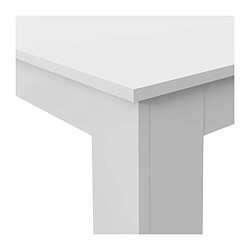 Acheter PILVI Table a manger - Blanc - L 180 x I90 x H 75 cm