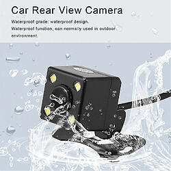 Universal 4 LED Light View View Camera étanche HD Wide angle de voiture APRIQUE ARRIÈRE