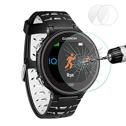 Wewoo Film protecteur écran pour Garmin Forerunner 630 Smartwatch 0.2mm 9 H Dureté de Surface 2.15 D Antidéflagrant En Verre Trempé D'écran 2 PCS 