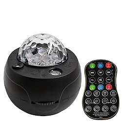 Universal Projecteur LED Star Dance Sky pour adulte chambre d'enfant décoration disco ball 10 planètes 15 couleurs star galaxy projecteur bluetooth lecteur de musique lumineux lumineux ciel cadeau pour femme, (noir)