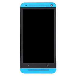 Wewoo Pour HTC One M7 / bleu 801e pièce détachée LCD Affichage + Écran Tactile Digitizer Assemblée avec Remplacement de Cadre