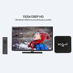 Universal 4K 1080p 5G Réseau Set Top Box Smart TV Box Android 4G 64G 2.4G WiFi Wireless Network YouTube Media pas cher