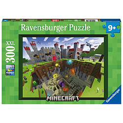 Ravensburger Minecraft - Puzzle Découpe Minecraft (300 pièces) 