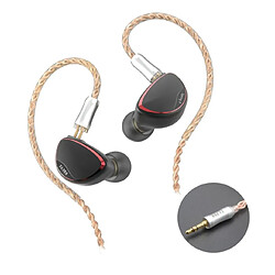 Universal Nouveaux 2 casques triple hybride 1BA 1DD Piézoélectrique IEM HiFi Monitor Sport Boucles d'oreilles BQ3 KC2 T4 Ressort 2 Ressort 1 P1 P1 