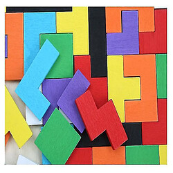 Avis Universal Bloc en bois puzzle cerveau teaser jouets jouets russes dangram jeux de puzzle colorés