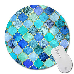 Wewoo Tapis de souris de rond avec motif diamanttaille 20 × 20 cm sans verrou impression n ° 1