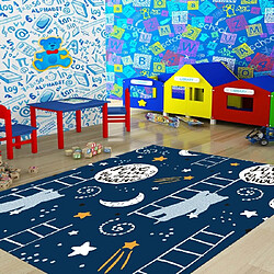 HOMEMANIA Tapis Imprimé Baby Dream 5 - pour les enfants - Décoration de Maison - antidérapants - Pour Salon, séjour, chambre à coucher - Multicolore en Polyester, Coton, 120 x 180 cm