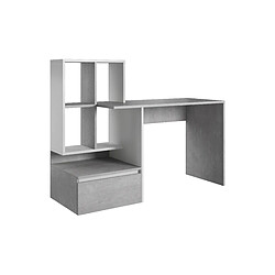 Vivaldi Bureau Paco 02 Beton/Blanc 