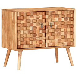 Maison Chic Buffet,Meuble de Rangement,commode pour salon,Cuisine 75x35x65 cm Bois d'acacia solide -MN50514