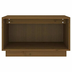 Avis Maison Chic Meuble TV scandinave - Banc TV pour salon Marron miel 60x35x35 cm Bois de pin massif -MN61867