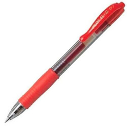 ? Stylo à bille Pilot G-2 Bl-G2-7-R - 12 unités · Rouge 