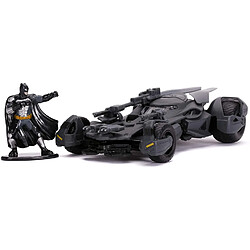 Jada Toys Figurine Batman et Batmobile métal Justice League