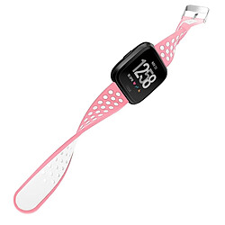 Wewoo Pour Fitbit Versa Simple Bracelet De Montre En Silicone De Mode Rose pas cher