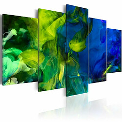 Paris Prix Tableau Imprimé Dance of Green Flames 100 x 200 cm