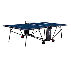 COUGAR - Table de Ping Pong Interieur Deluxe 2800 Bleue | Ping Pong de Table Pieds Réglables, Filet Inclus | Tennis de Table Cadre Robuste Métal Noir | Rangement Facile Garantie 2 ans