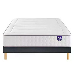 Ensemble Merinos Beauty Bed - 560 Ressorts ensachés + Sommier Confort Ferme 120x200