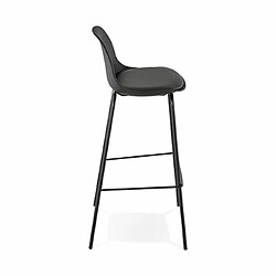 Avis Mes Lot de 2 tabourets de bar H75 cm noir - ADRYA