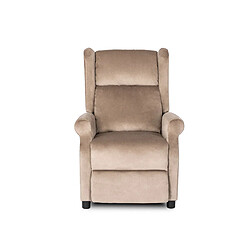 Vivaldi Fauteuil SIMON Beige Velours