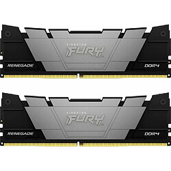 Kingston FURY Renegade 64Go 3200 DDR4 CL16 DIMM (Kit de 2) Mémoire pour PC de Gamer - KF432C16RB2K2/64 