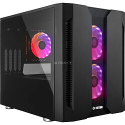 Chieftec GM-02B-OP M2 mATX Gaming Cube GM-02B-OP M2 mATX Gaming Cube 3xTempered glass 3x12cm adressable +5V RGB fan pre-installed 2xUSB 3.0 2xUSB 2.0