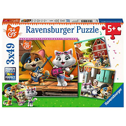 Ravensburger - Puzzles 3x49 pièces - Bienvenue chez les 44 Chats ! 