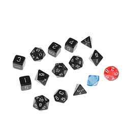 Jeux de dés polyédriques Dés Jeux de Role D10 D6